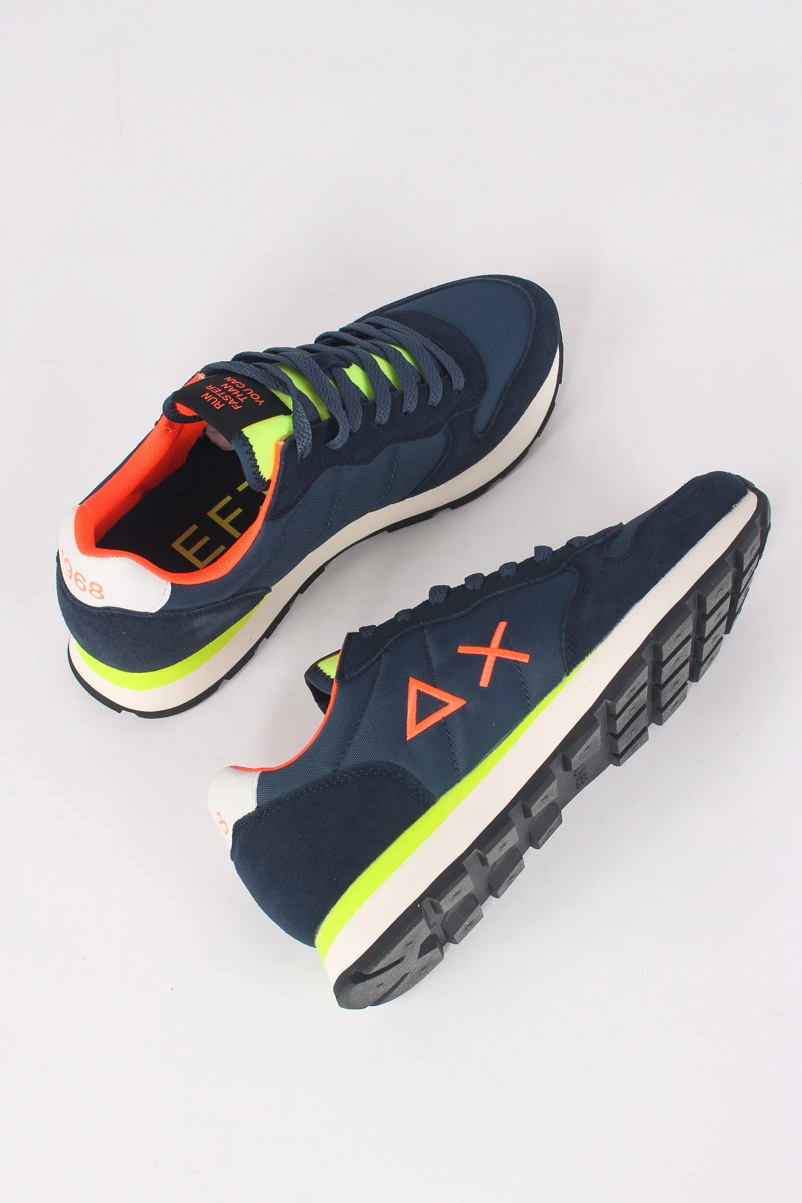 Sneaker Tom Fluo Navy Blue