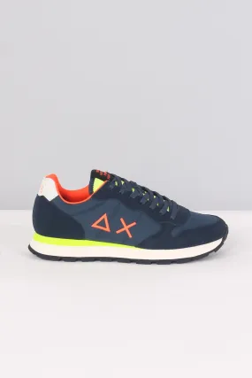 Sneaker Tom Fluo Navy Blue