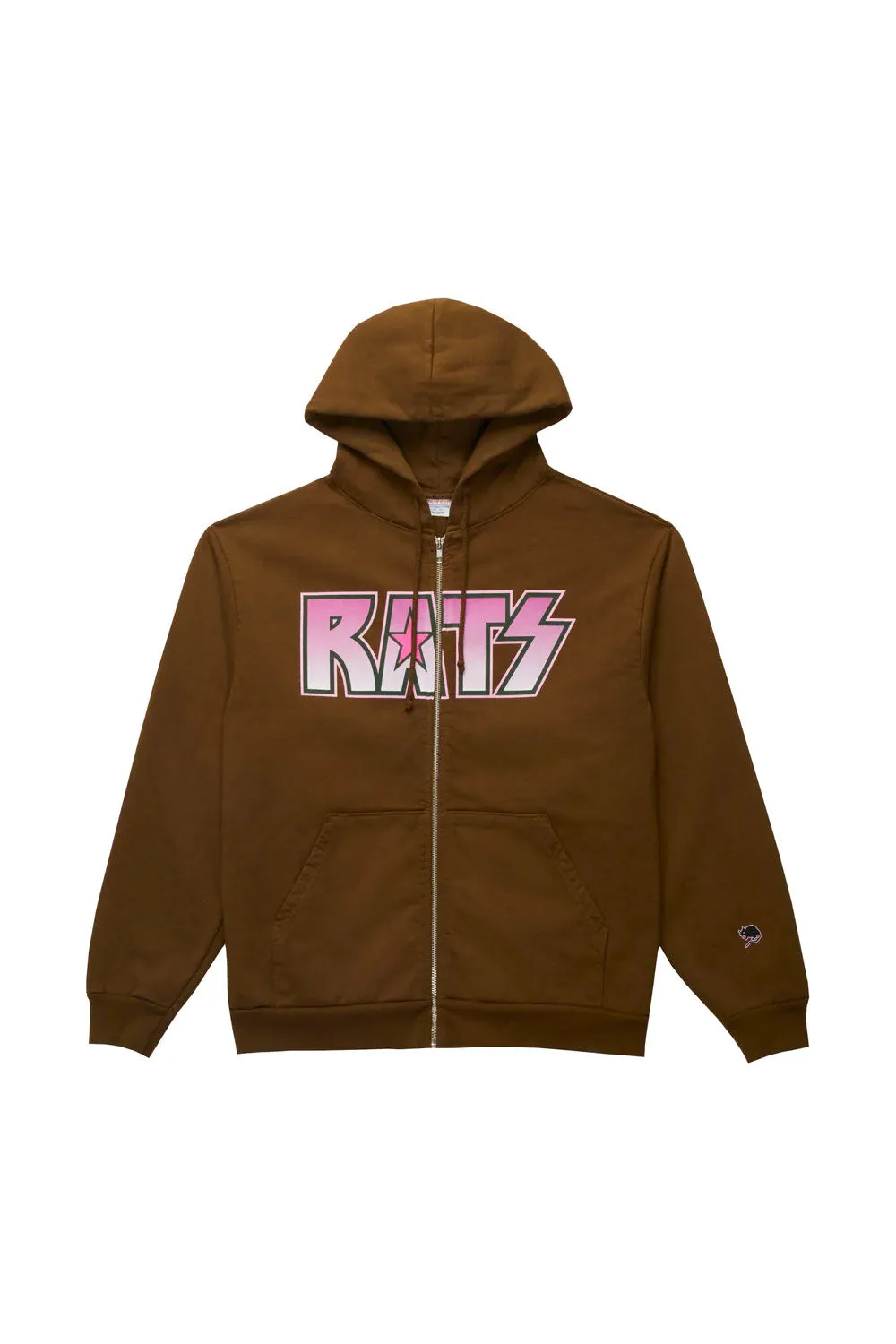 STRAY RATS -  RATSTAR ZIP UP HOODIE