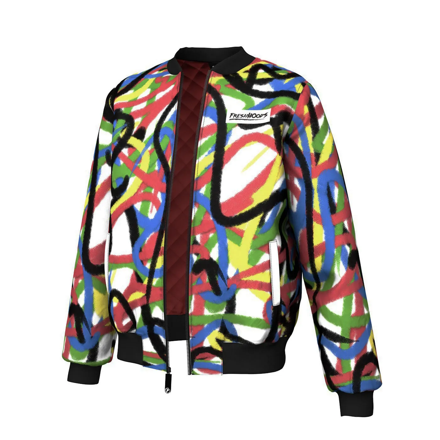 Street Tangle Bomber Jacket