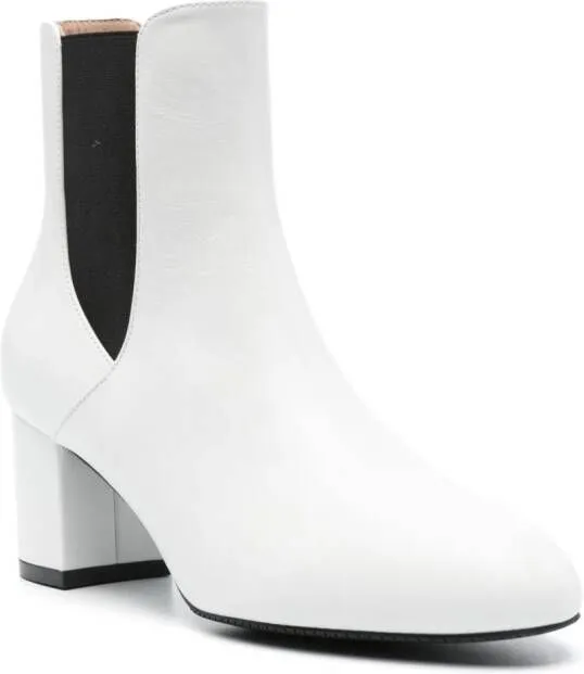 Stuart Weitzman Yuliana 60mm Chelsea boots White