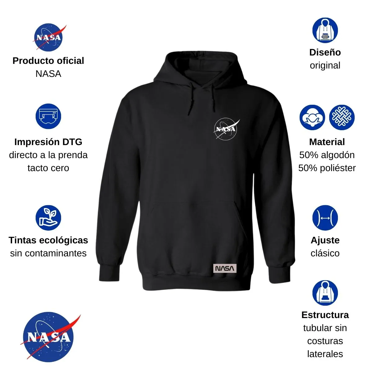 Sudadera para Mujer Hoodie Nasa Constelación