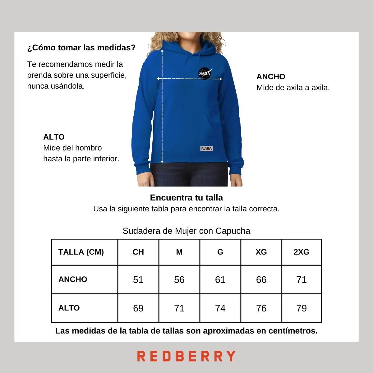 Sudadera para Mujer Hoodie Nasa Constelación