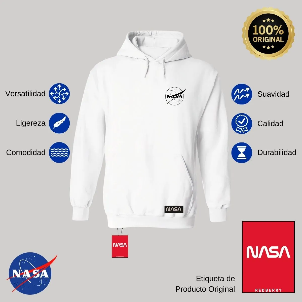 Sudadera para Mujer Hoodie Nasa Constelación