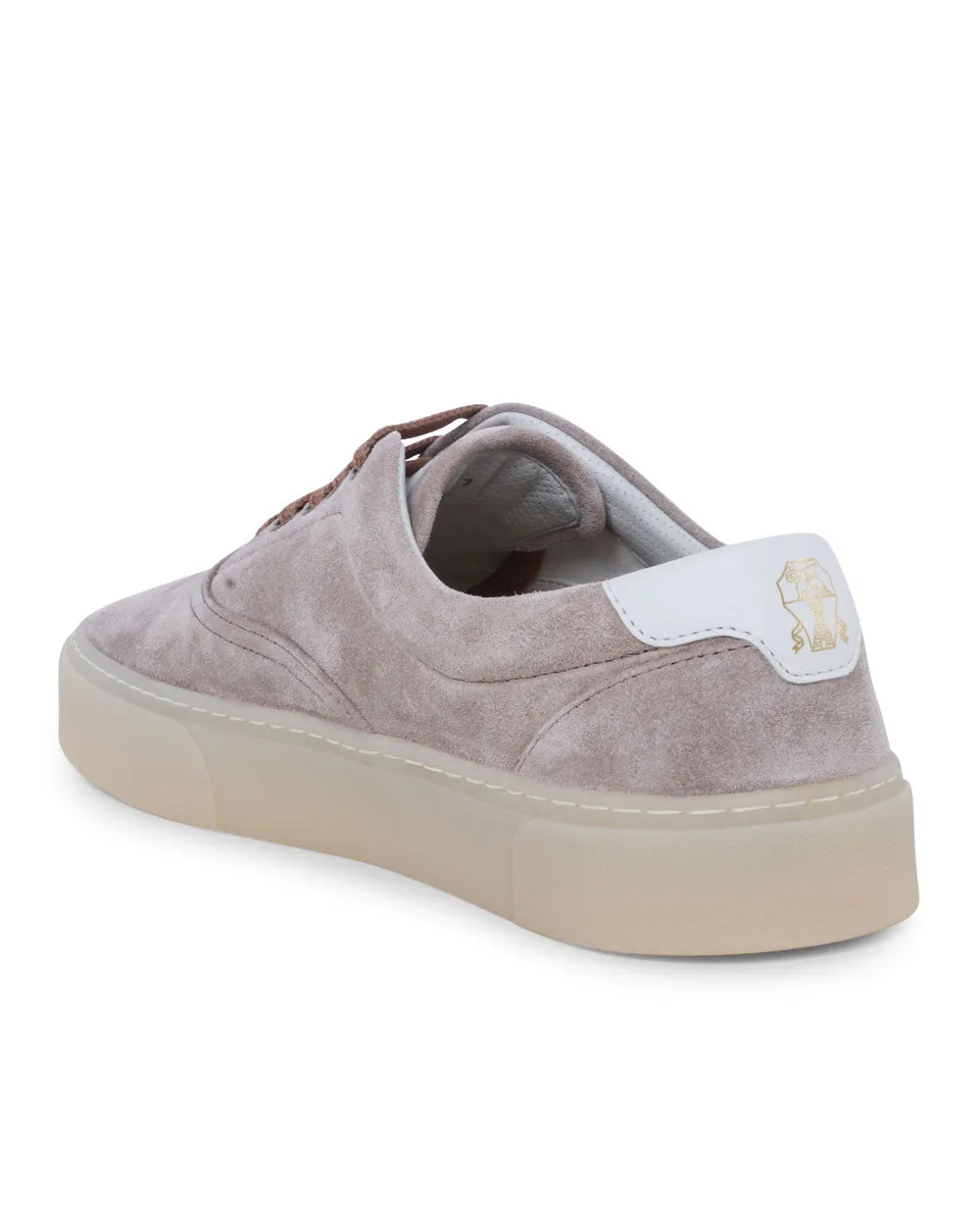 Suede Sail Sneaker in Beige