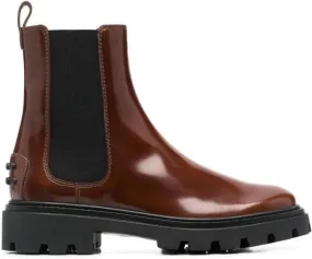 Tod's studded Chelsea boots Brown