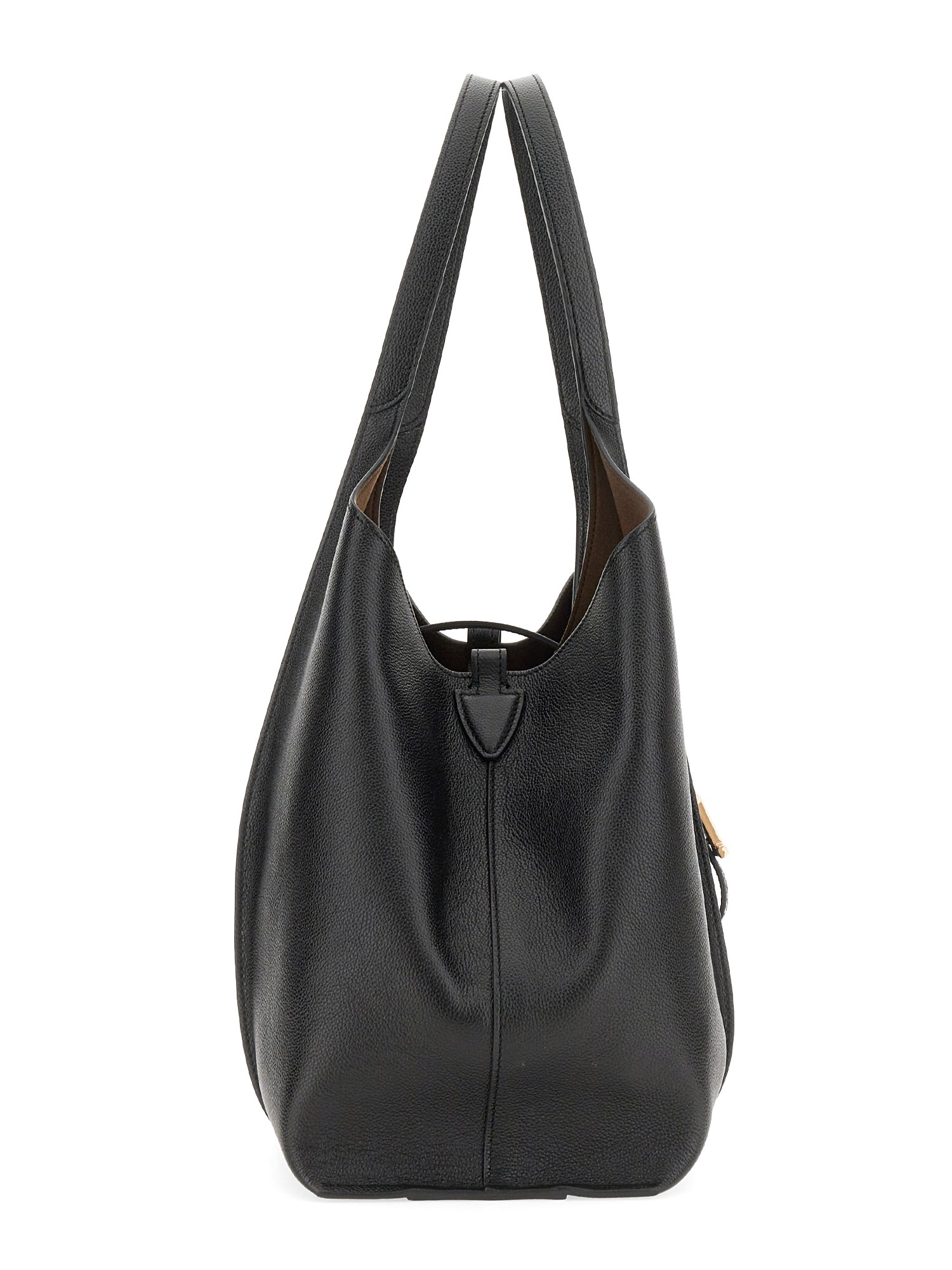 TOD'S    TIMELESS GRAINED LEATHER T TOTE BAG