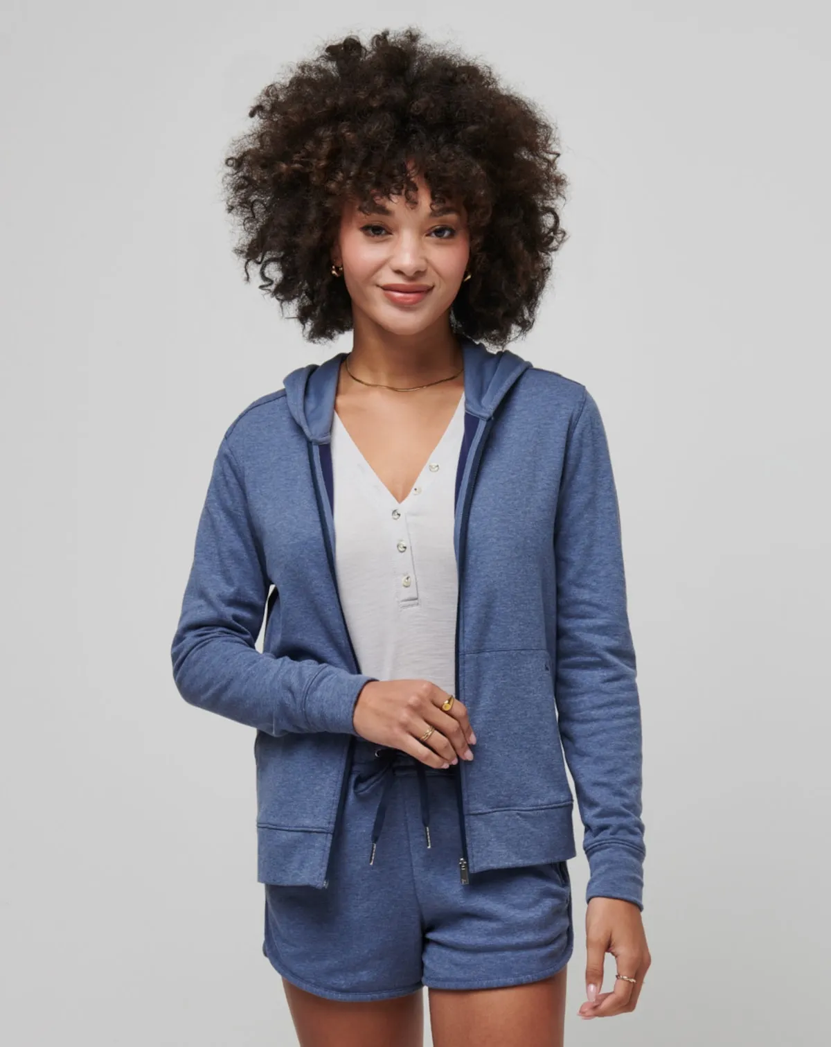 TravisMathew Women's Cloud Fleece Full Zip Hoodie