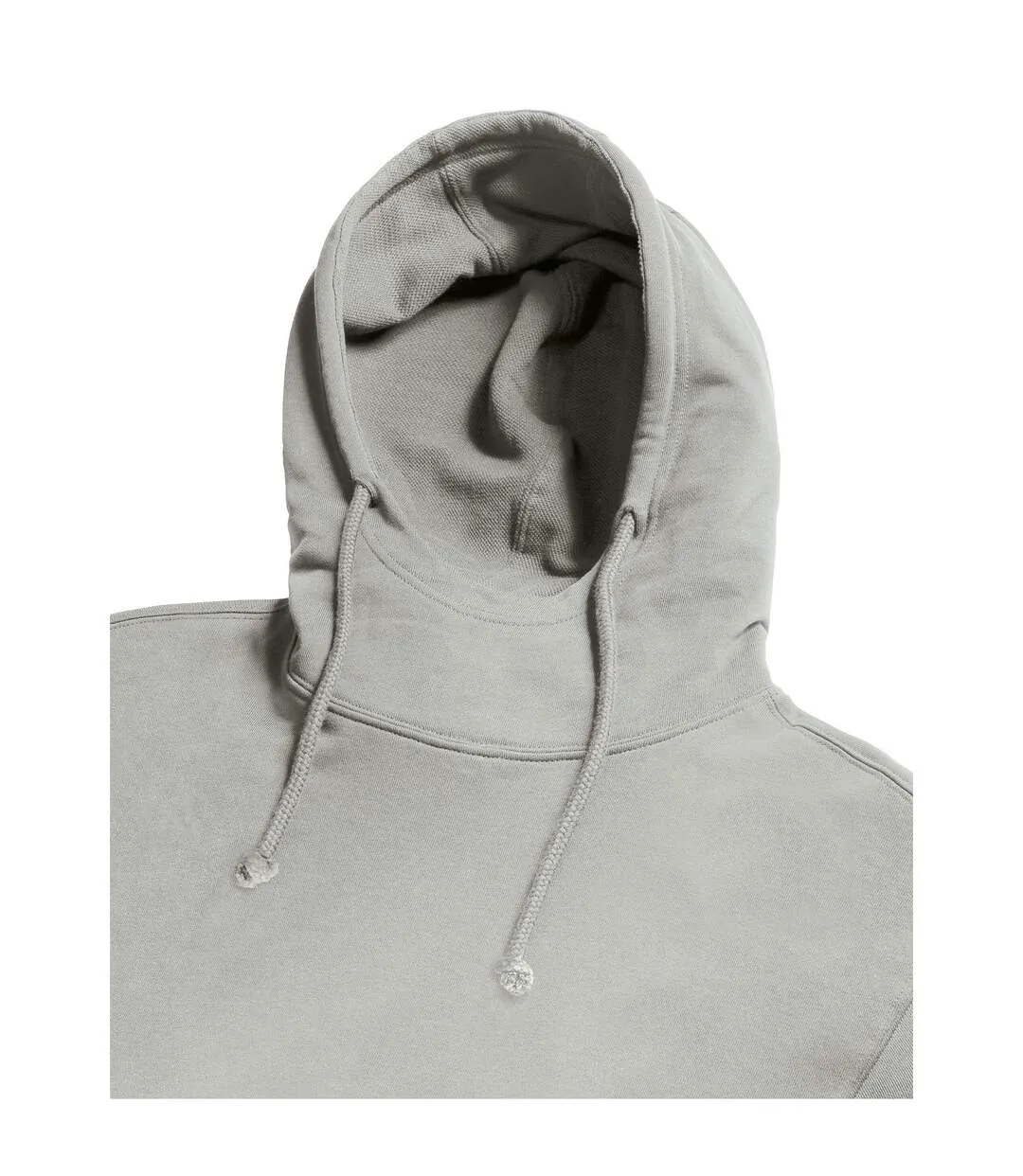 Unisex adult organic hoodie stone Russell