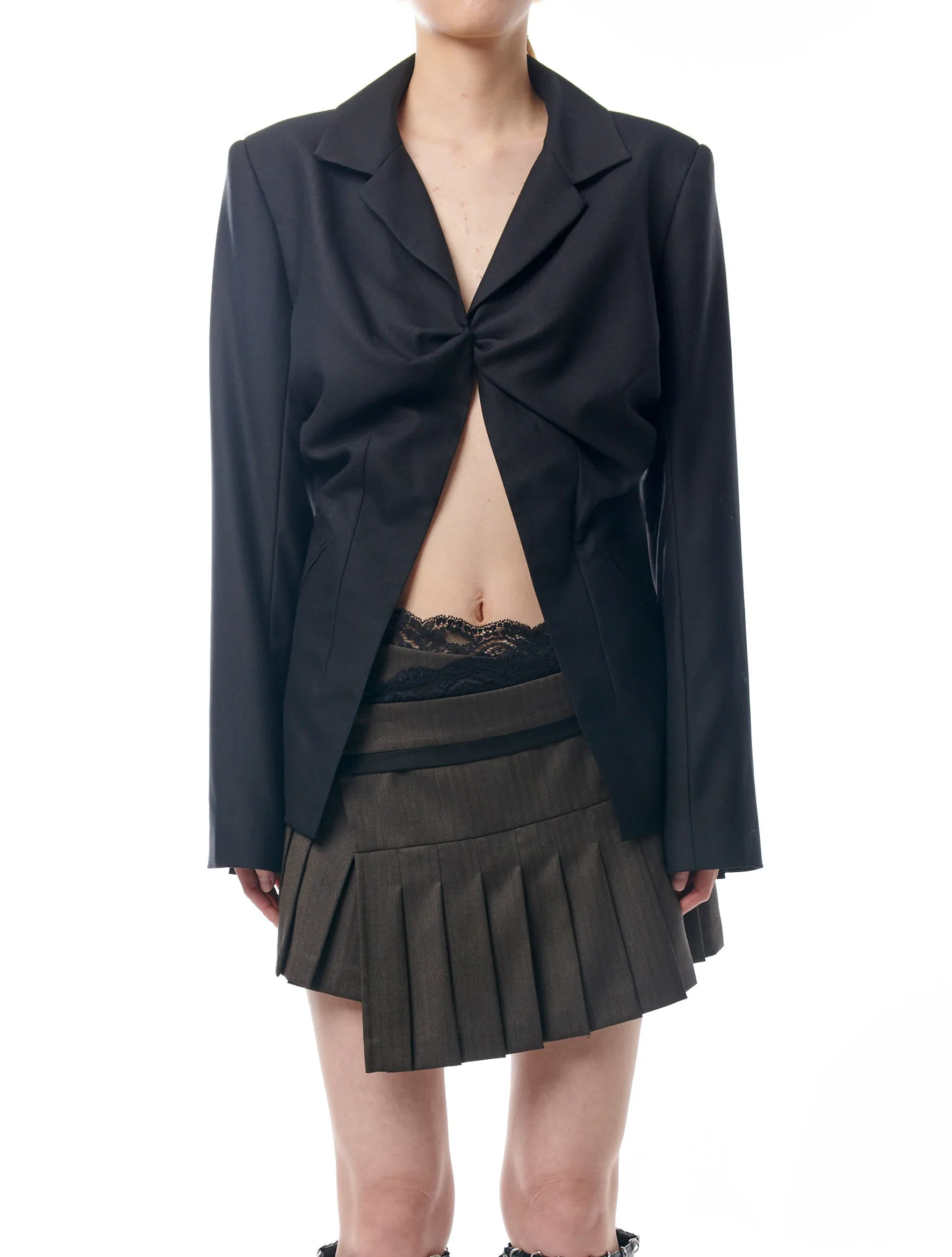 Vaillant Draped Detail Tailored Jacket