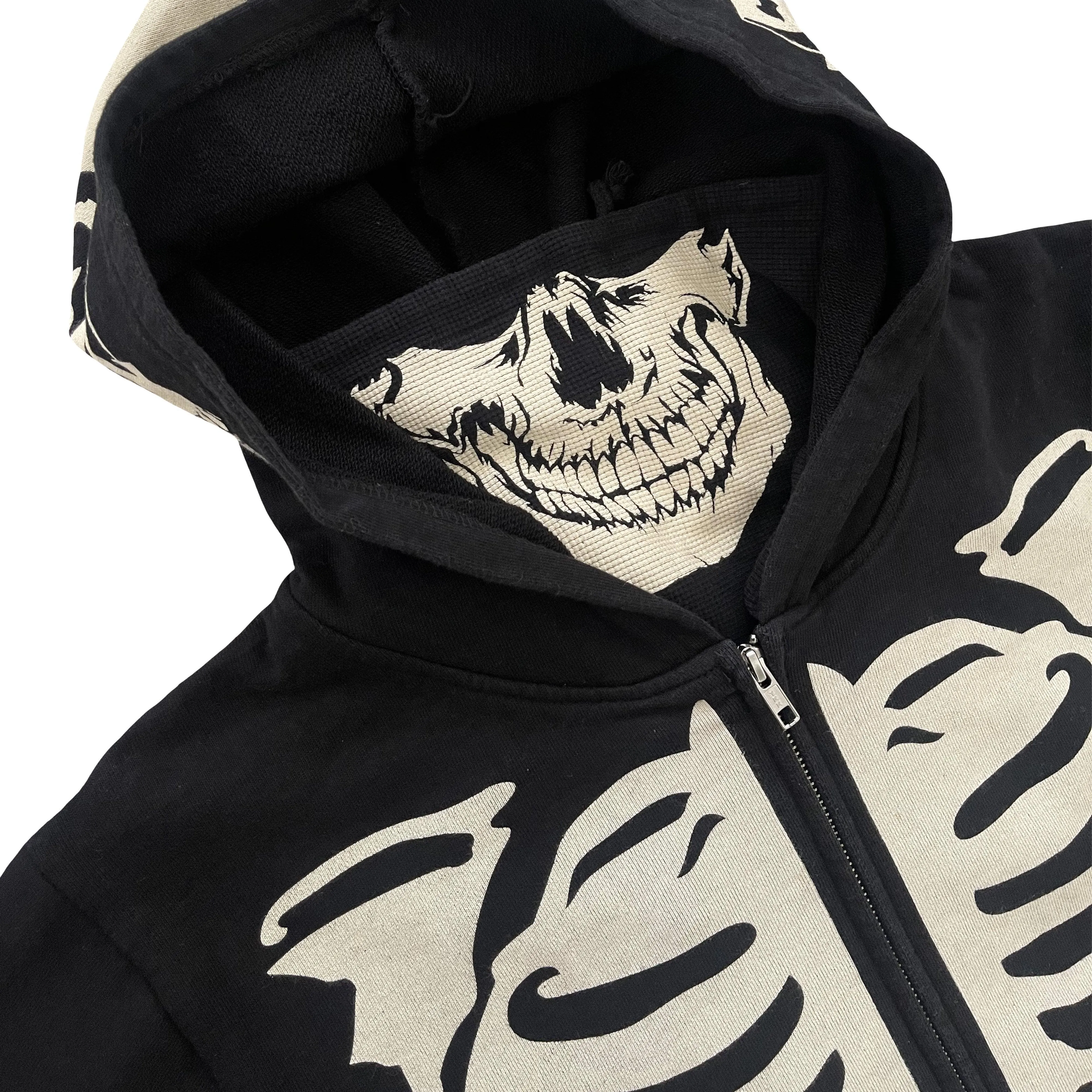 Vanson Leathers Skeleton Hoodie