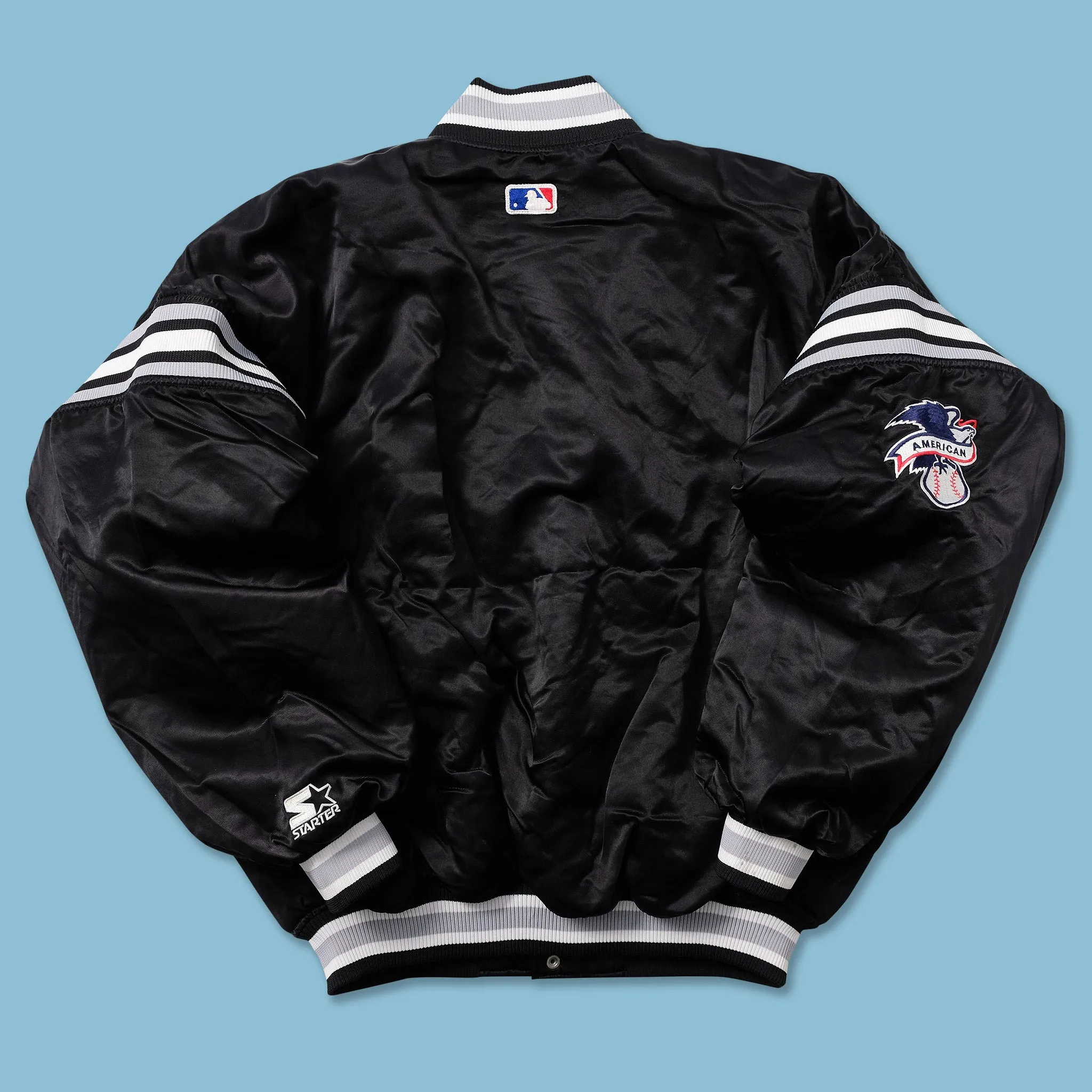 Vintage Starter Chicago White Sox Satin Bomber Jacket XLarge