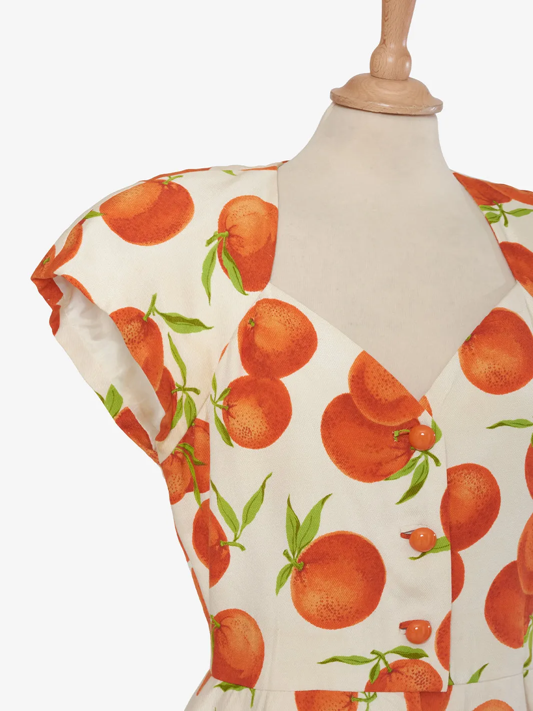 Vintage suit in mandarin pattern