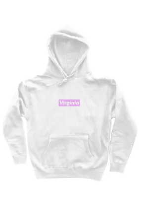 Virginia Box Logo Hoodie Pink/White