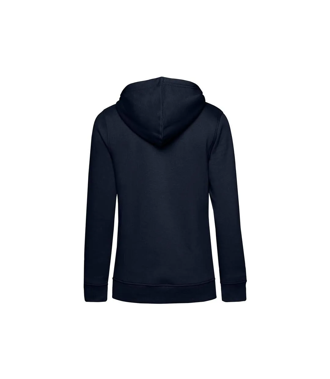 Womens/ladies organic hoodie navy B&C