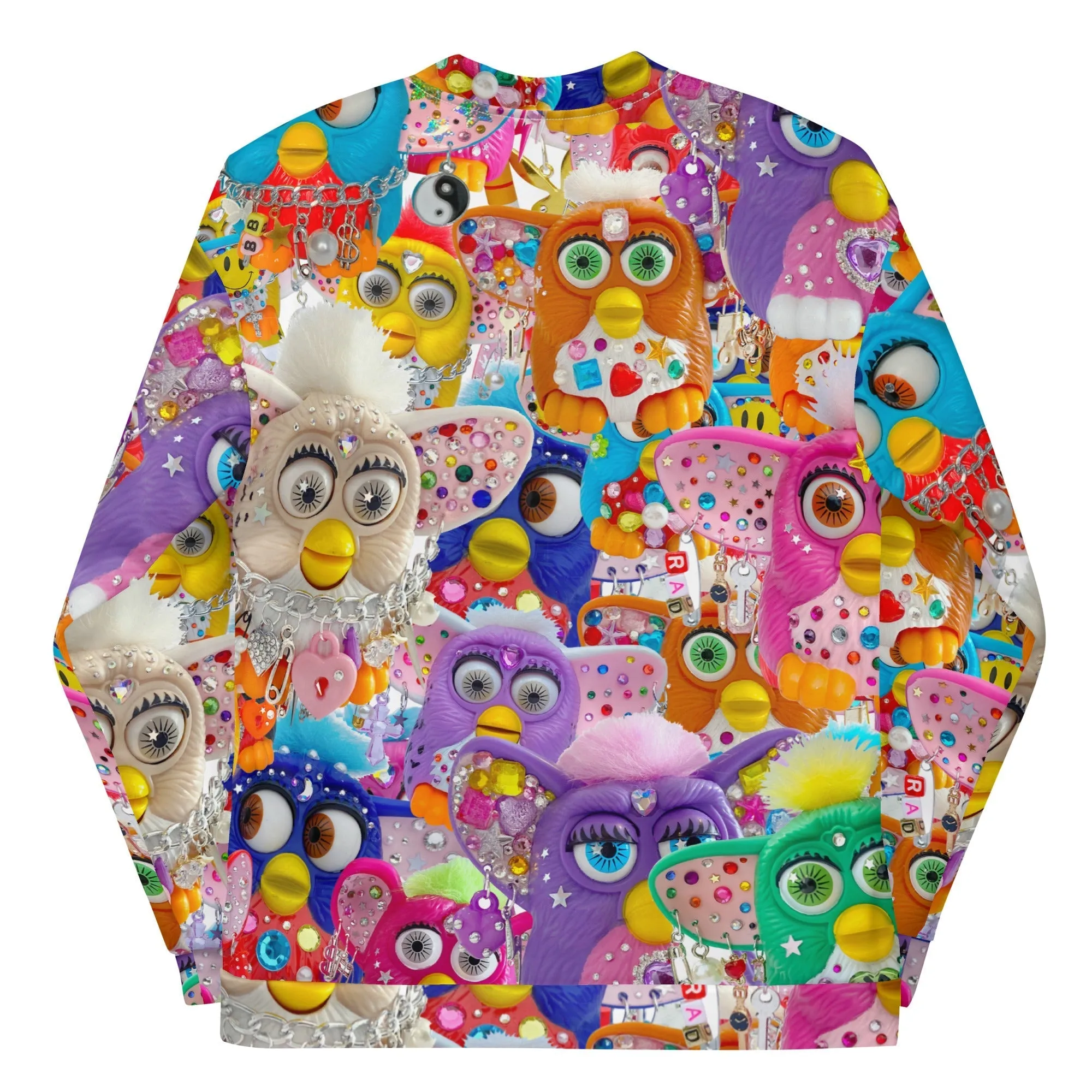 XXL UNISEX BEDAZZLED FURBY TRACK JACKET